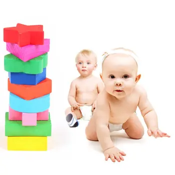 

Baby Recognition Color Shape Logic Intelligence Toys Wooden Geometric Blocks Matching Building Blocks Early Education Gift