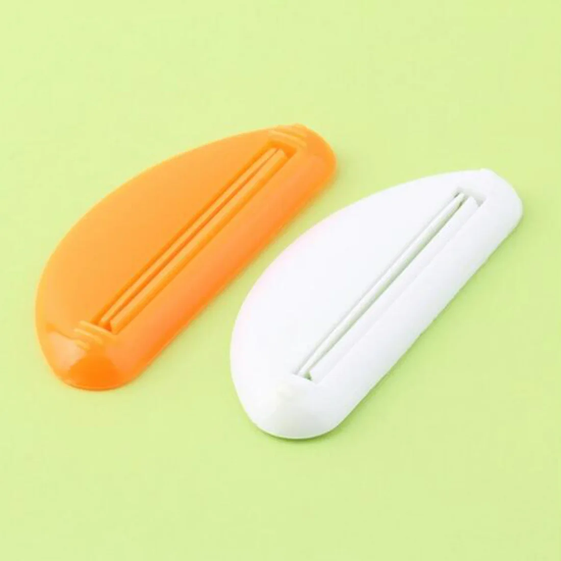 

New 2pcs Toothpaste Squeezer Squeeze Tooth Paste Tube Cosmetics Cleanser Extruder Clamps Toothpaste Dispenser Toothpaste Clip