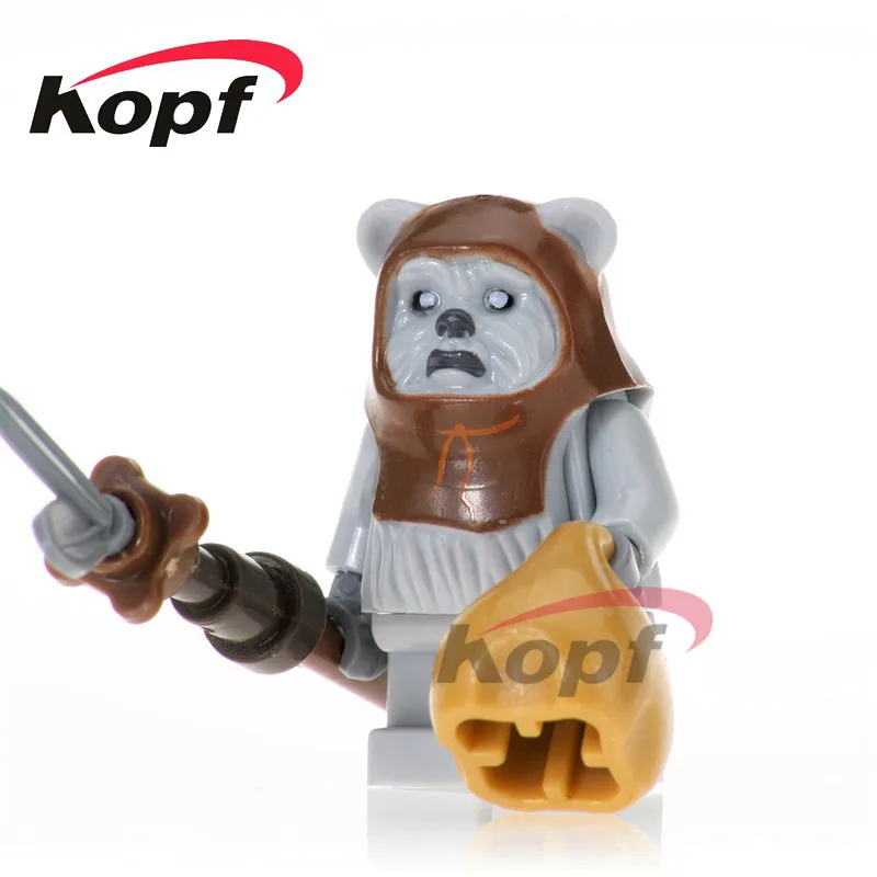 Одиночная Gamorrean Guard Ewok Attack Logray batch of Endor 75005 Wars Кирпичи Строительные блоки Детские Подарочные игрушки PG742 - Цвет: PG737 Without Box