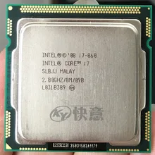 Intel Core i7 860 i7-860 I7-860 I7 860SLBJJ четырехъядерный процессор 2,80 ГГц 8 Мб Sockel 1156 95 Вт Процессор