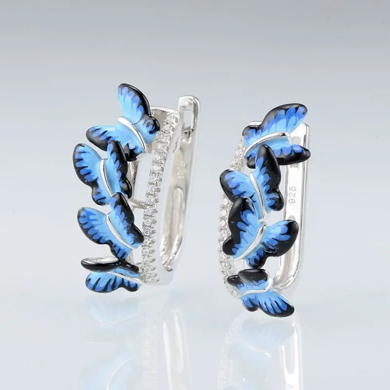 E308015ENASL925-Silver Earrings-SV2