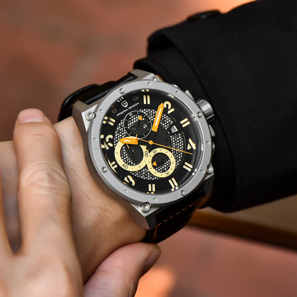 Pagani Дизайн мужские часы люксовый бренд модные водонепроницаемые спортивные наручные часы из нержавеющей стали Мужские кварцевые часы Relogio Masculino