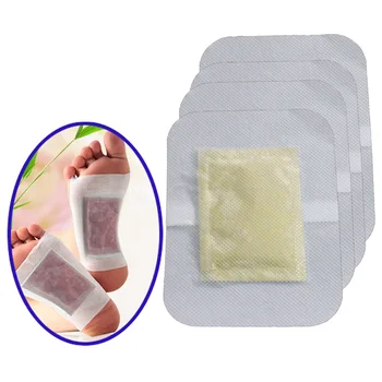 

100Pcs/Lot=50pairs Healthy Slimming Ginger Foot Patches for Beauty Weight Loss Product Bamboo Detoxing Pads Health Care T0222SPD