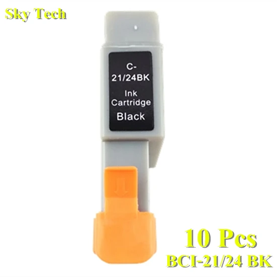 10X BCI21/24 BK Совместимый картридж для canon C21/24 BK для Canon iP1000 iP1500 iP2000 MP110 MP130 MP360 MP370 MP390 MPC190