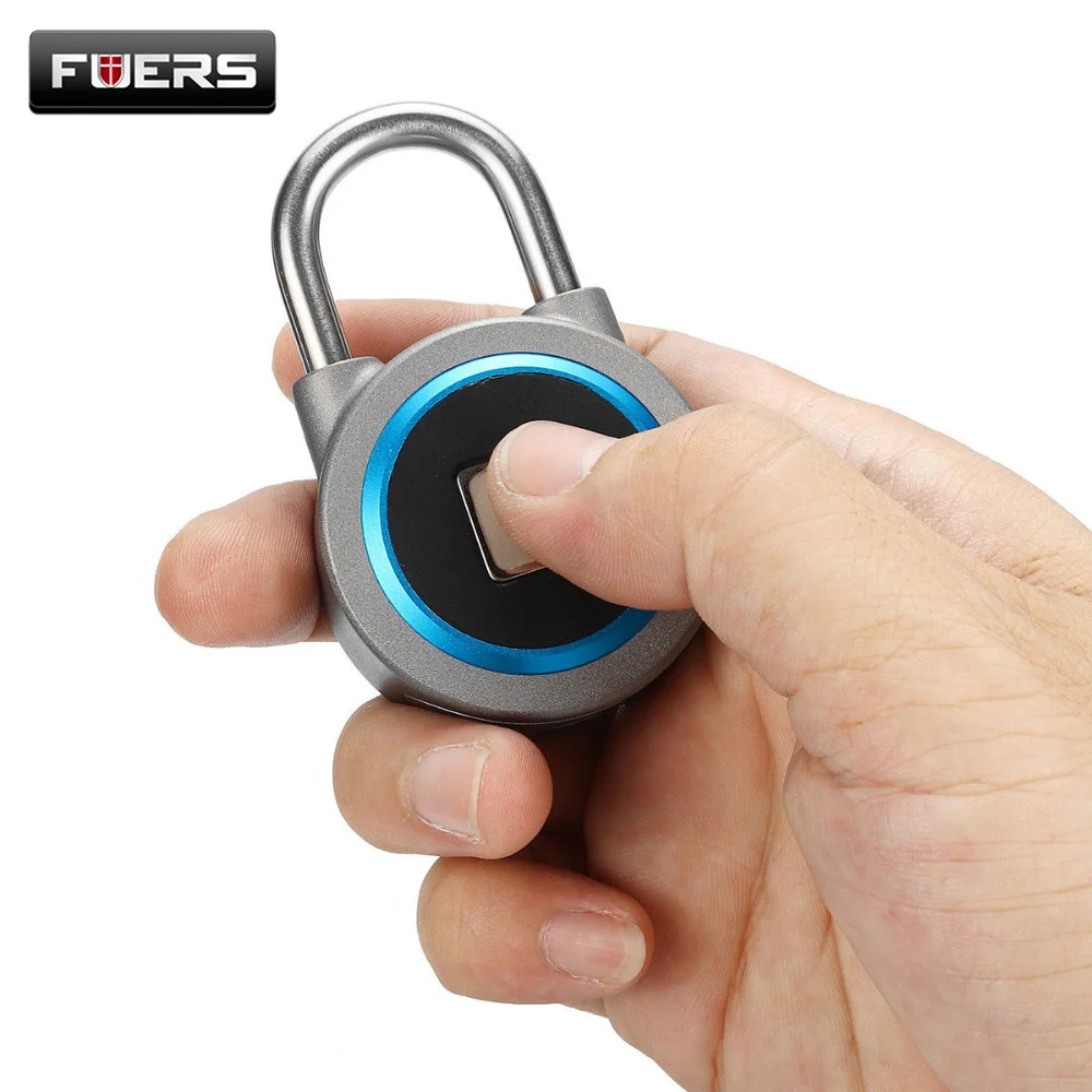 Fingerprint Smart Keyless USB Rechargeable Gift Padlock Waterproof APP Button Password Anti-Theft Luggage Door Lock Android IOS Fingerprint Smart Keyless USB Rechargeable Gift Padlock Waterproof APP Button Password Anti-Theft Luggage Door Lock Android IOS