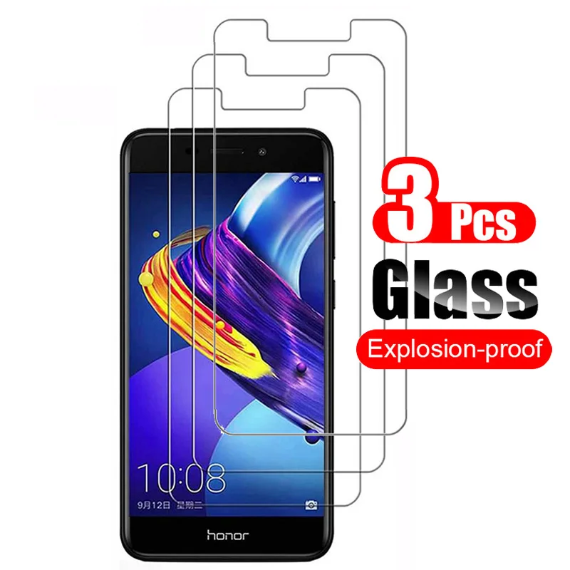 Закаленное стекло для Huawei Honor 6C Pro 3 шт. протектор экрана закаленная Защитная