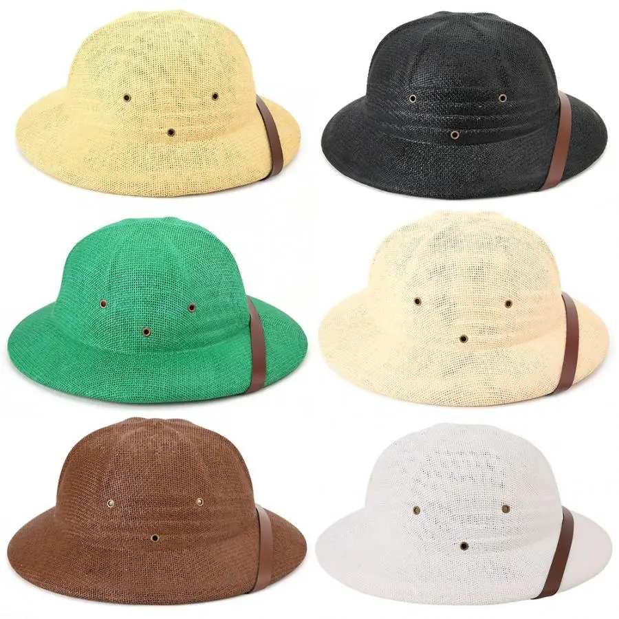 

Adults Straw Jungle Explorer Helmet Hat