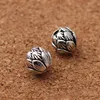 10pcs/lot Vintage Tibetan Silver Gold  Color Lotus Charm Beads 10mm Handmade Zinc Alloy Beaded Spacer Fit Bracelets DIY Jewelry ► Photo 2/3