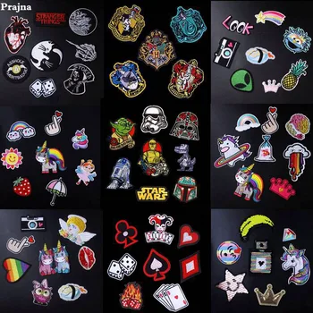 

Prajna Wholesale Patch Star Wars Patch Iron On Cartoon Patches Cute Cheap Embroidered Patches For Clothing DIY Jean