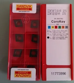 

10PCS CARBIDE INSERT CCMT09T308-KR 3215