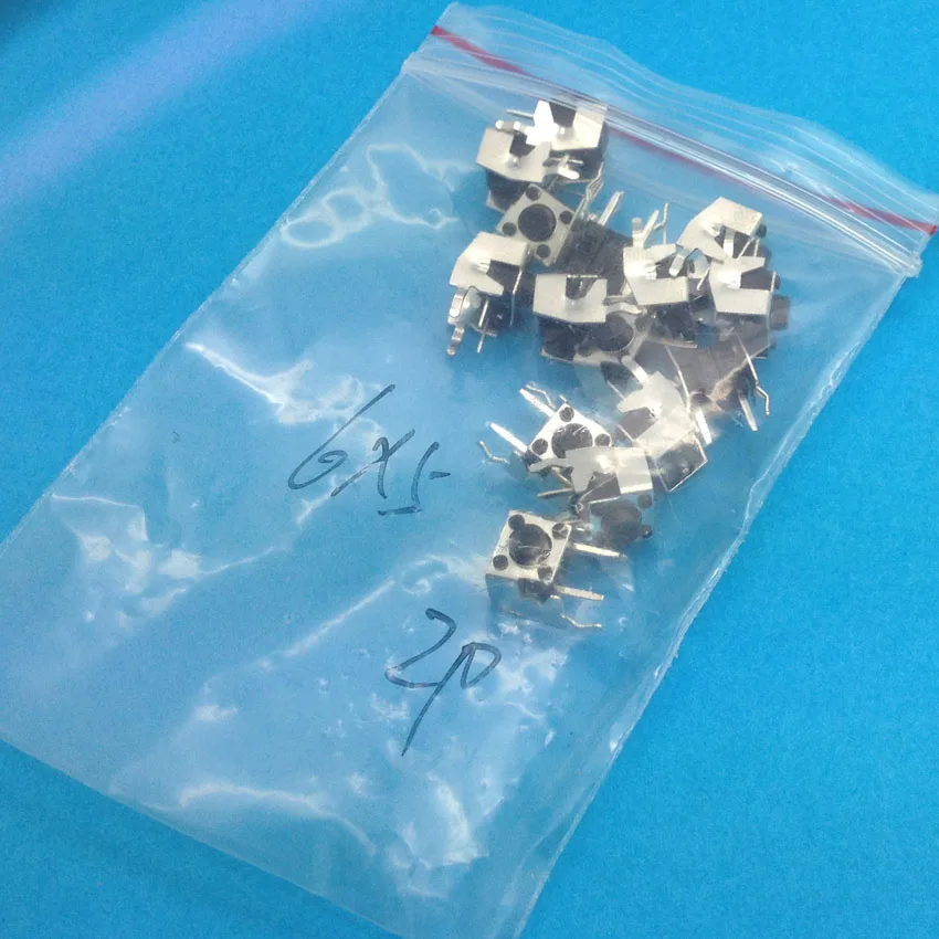 

100PC/Lot DIP 6X6X5(h)MM Tactile Tact Push Button Micro Switch Momentary