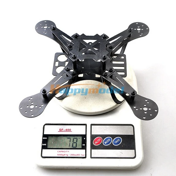 X240 Mini FPV Стекловолоконный Квадрокоптер 4 осевая рама 240 с контроллером CC3D