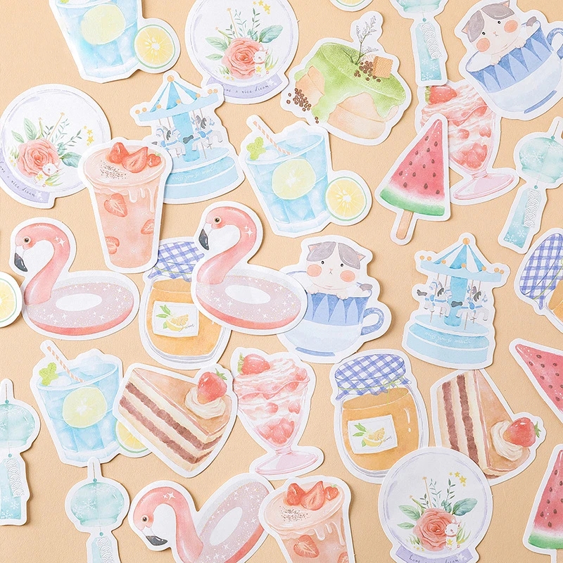Kawaii симпатичная клубника кошка Фламинго блокнот для записей карманная книга