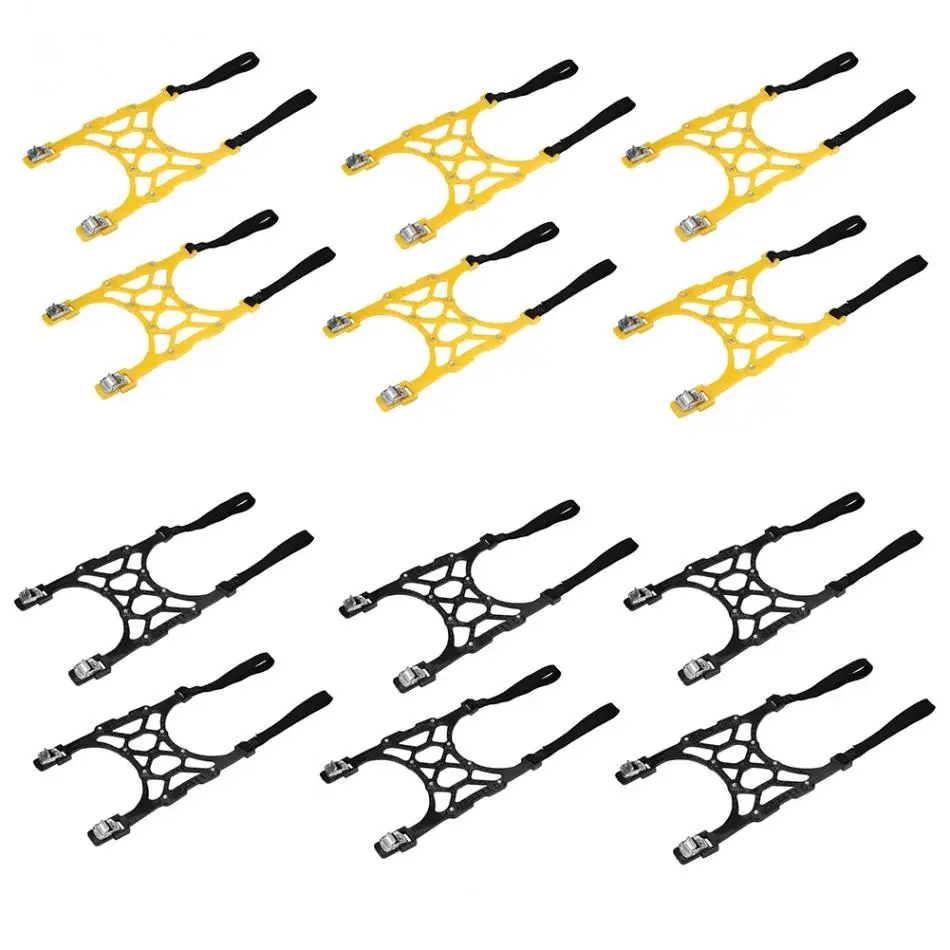 6 шт. автомобильные шины противоскользящие цепи "колесо" противоскользящие универсальные зимние дорожные защитные цепи на шины Снег альпинистская грязь