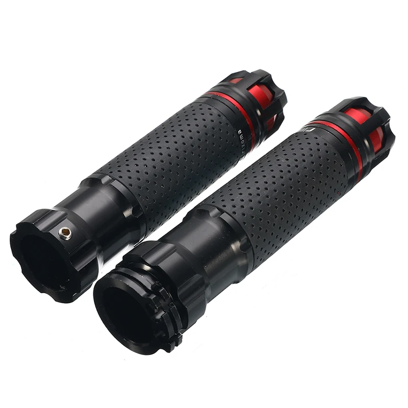 

1 Pair 7/8'' 22mm Motorcycle Throttle Hand Grips CNC Aluminum Alloy Rotatable Handlebar For Yamaha Suzuki For Harley