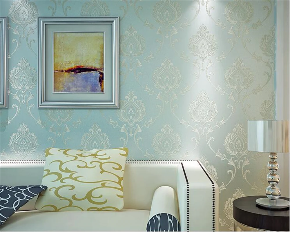 Beibehang 3d European Stereo Non Woven 3d Wallpaper Living