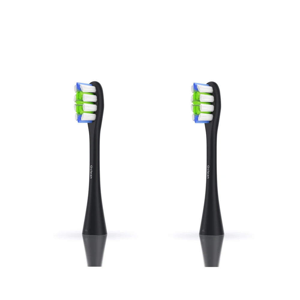 Оригинальные 2 шт Oclean SE/One сменные насадки для электрической зубной щетки для гигиены полости рта - Цвет: Black