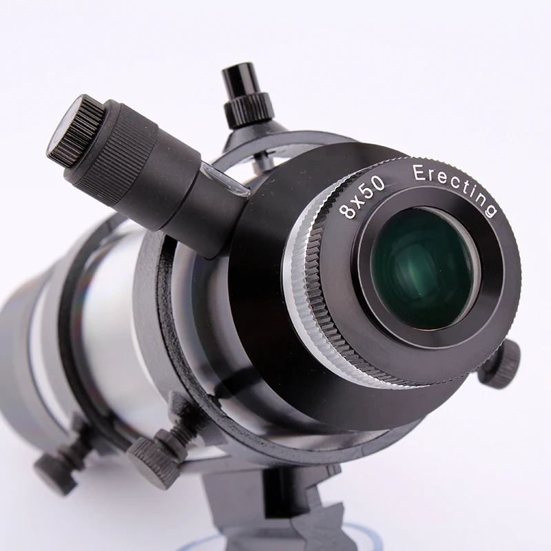 EXPLORE SCIENTIFIC 6degree FOV 8X50 ILLUMINATED Erect Image Finder Scope WITH BRACKET4