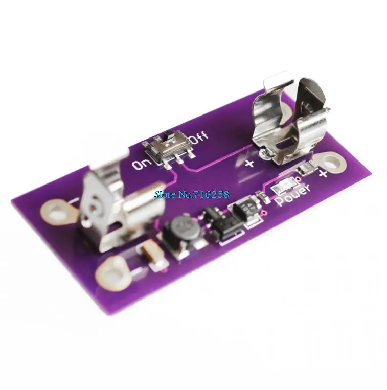 

LilyPad Power Supply Module AAA Battery Step up to 5V Converter for