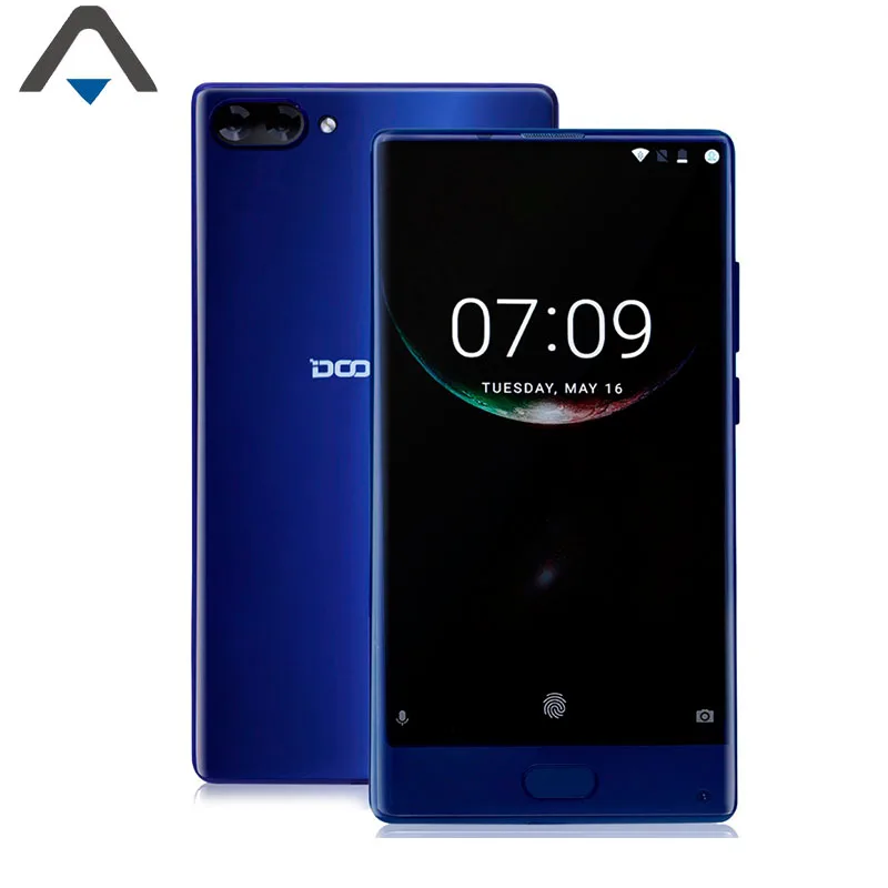 Original Doogee MIX samrt phone 5.5 inch 6GB RAM 64GB ROM 3380mAh Octa Core 2.5Ghz 720P HD 16MP camera Android 7.0 celular | Мобильные