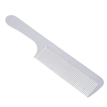 

1PCS Professional Salon Anti-static Ultra-thin Hairdressing Hairbrush Stainless Steel Hair Brush Comb Hair Cutting Comb