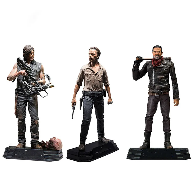 18 см Ходячие мертвецы ПВХ фигурку Рик Дэрил Negan Цифры игрушки Коллекционные Подарочные модельные игрушки