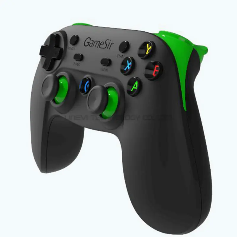 GameSir G3s Colorful Green 2.4GHz Wireless USB Bluetooth Gamepad Controller with Bracket for
