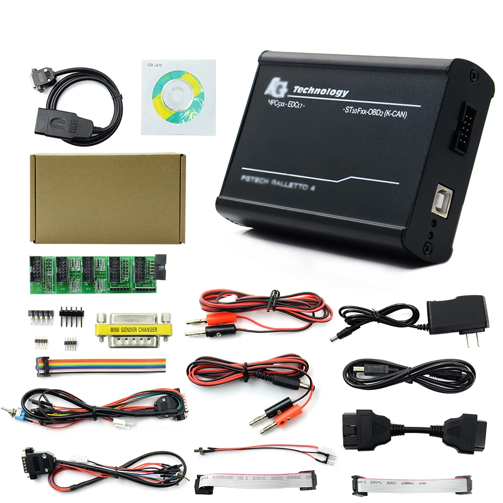 Горячая Распродажа 0475 Fgtech Galletto 4 Master V54 ECU Программатор добавьте функция BDM/OBD K CAN Fg