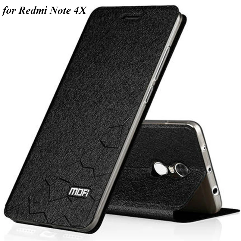 Кожаный чехол-книжка MOFI для Xiaomi Redmi Note 4X из искусственной кожи чехол с функцией подставки для Hongmi Note 4X5,5 дюймов Fundas