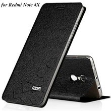 Оригинальный MOFI Флип кожаный чехол для Xiaomi Redmi Note 4X PU кожаный чехол с подставкой Функция для Hongmi Note 4 х 5.5 дюйма Fundas