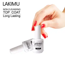 LAKIMU гель Лаковая основа Top Coat комплект длительный Прозрачный Личная гигиена лак для ногтей гель для ногтей Глиттер