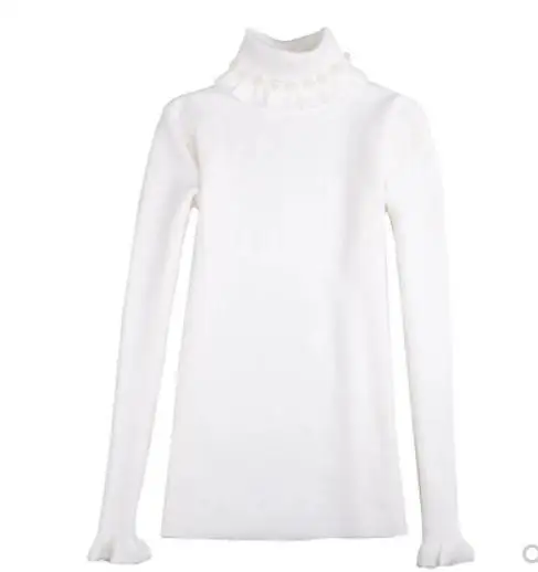 

Free send 2018 new style autumn winter High collar Sweater Set head women