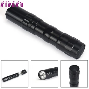 

High Quality lanterna Super bright LED lamp With Clip Clamp AA Flashlight Focus Torch Light led flashlight lanterna led