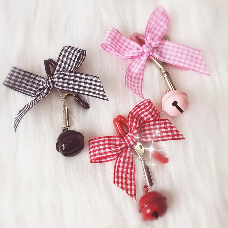 3 Styles Woman Sexy bow Nipple Clamp Breast Bdsm Small Bell Adult Fetish Flirting Teasing Sex Toys for Couples