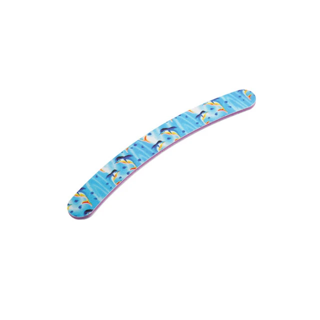 

Lacheer Curve Colorful Banana Nail File Professional Nail Files Buffer Buffing For Nail Art Tips Manicure Pedicure Tools