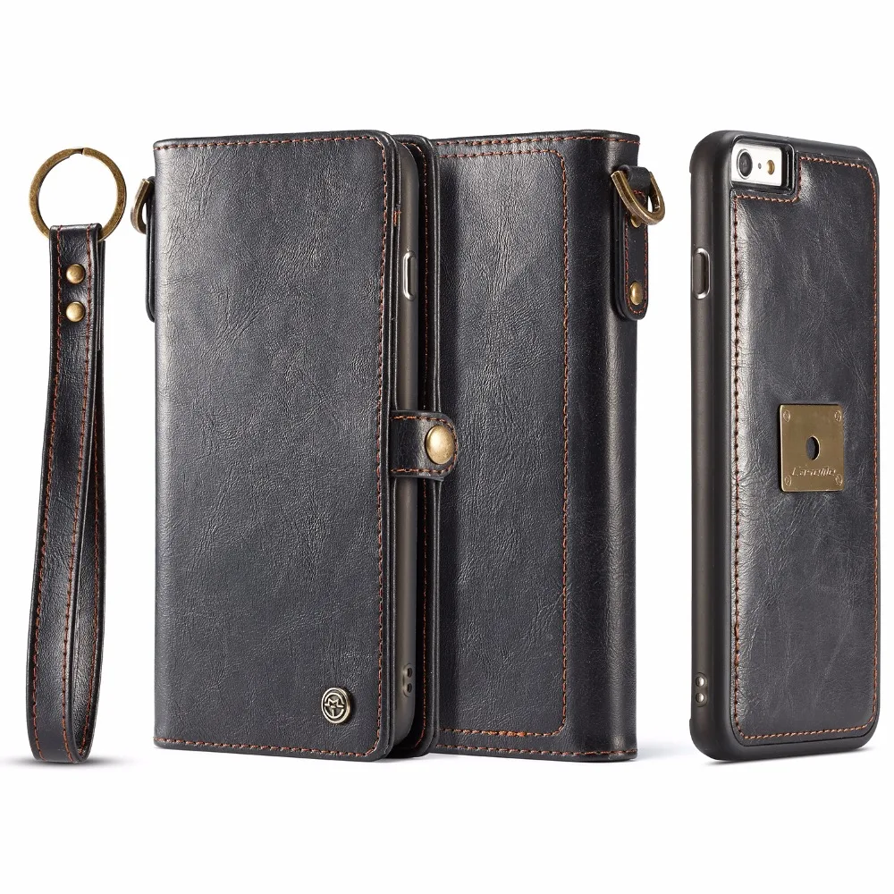 

CaseMe-(Q) Phone Cases Multifunction Leather Wallet Card Pocket 2 In1 Back Cover Case