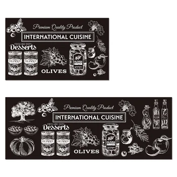 

Eco-Friendly PVC Kitchen Mat Anti-Slip Bathroom Carpet Home Entrance/Hallway Doormat Waterproof Kitchen Rug Bathtub Carpets