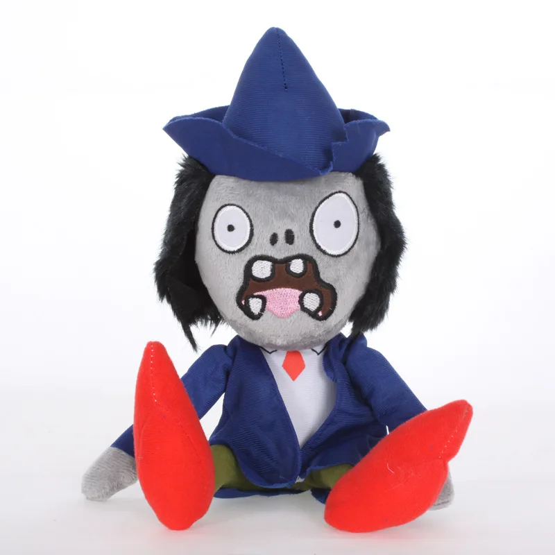 Newest 30cm PVZ Plant Vs Zombies Plush Toys Wizard Zombie Plush Toy