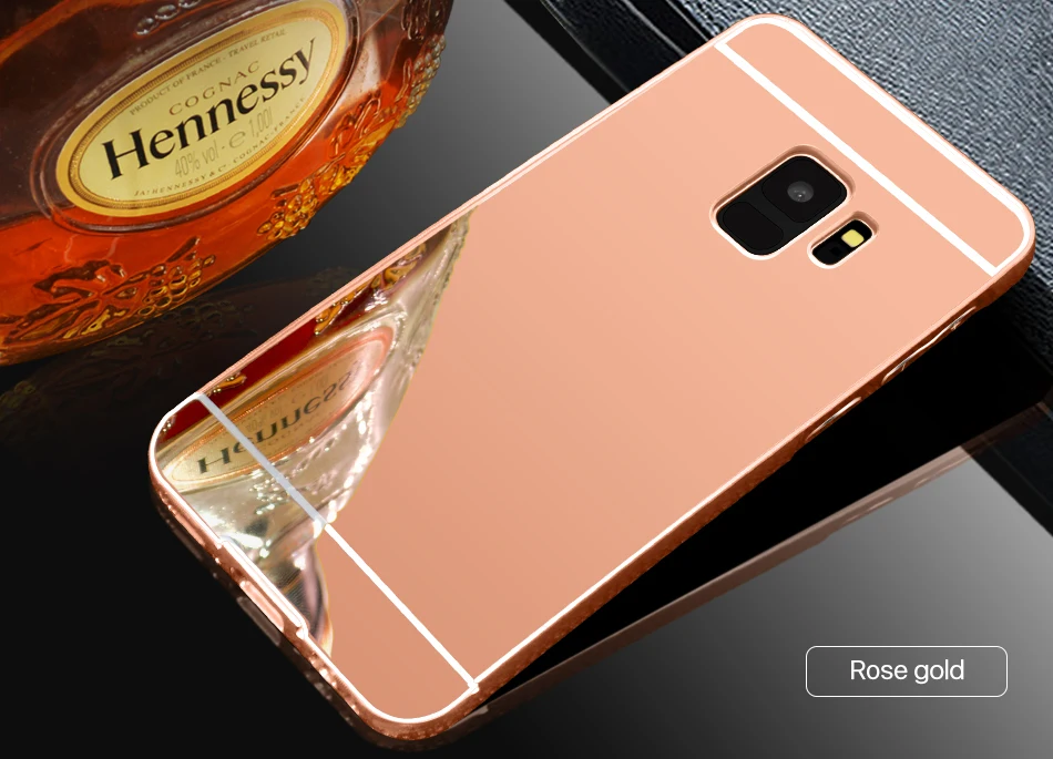 Для Samsung A8 2018 A530 чехол Алюминиевый металлический бампер рамка акриловая задняя
