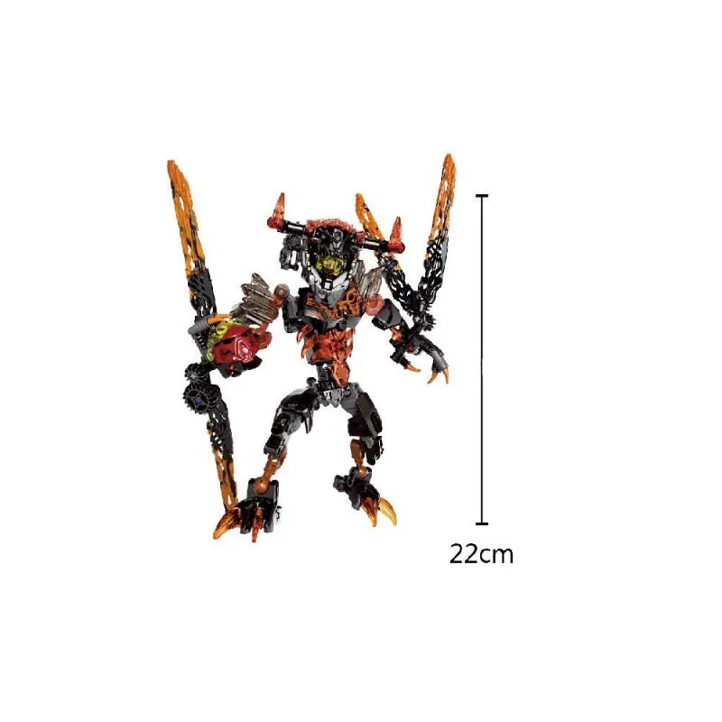 Серия BIONICLE 4 шт./компл. Ekimu Umarak Storm Qurke Lava Beast фигурки 613 строительные блоки игрушки