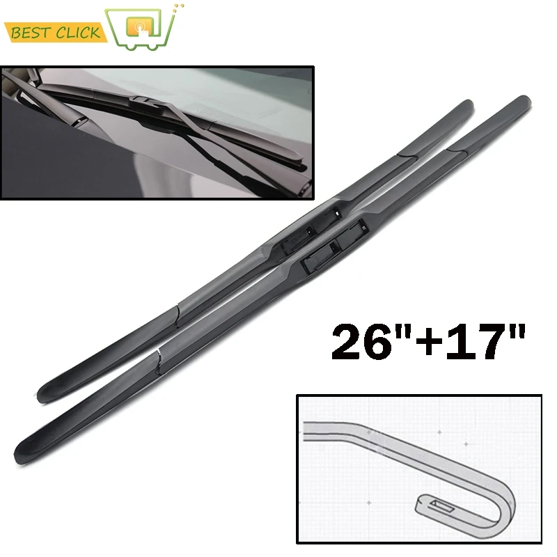 Misima Windscreen Wiper Blades For Nissan X Trail Qashqai 2014 2015