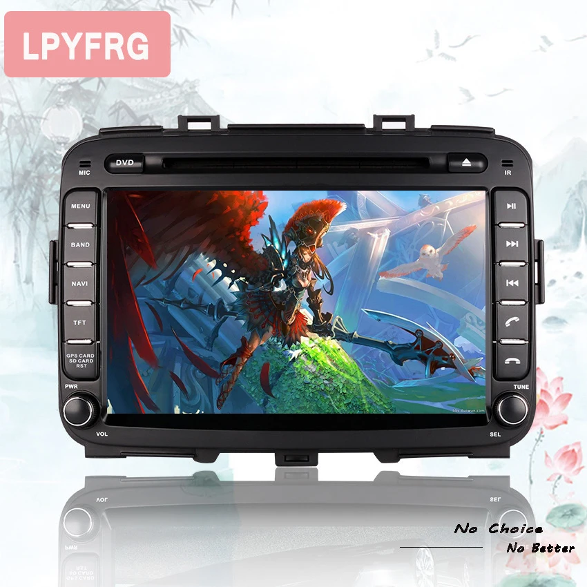 Flash Deal HD 1024*600 IPS screen In dash car tablet entertainment monitor with gps map radio fm iPod aux Android 9.0 for Kia Carens 2013+ 3