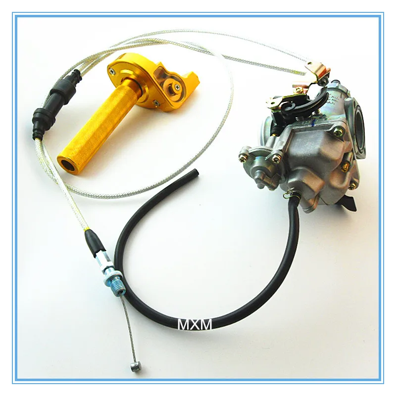 

KEIHIN 30mm PZ30 HP Carburetor with Accelerator Pump + Visiable Throttle Twist + Dual Accelerator Cable/For Motor Racing
