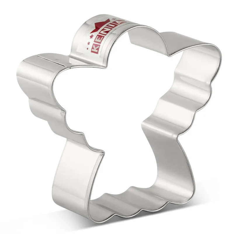 

KENIAO Angel Cookie Cutter for Christmas Party Biscuit / Fondant / Pastry/ Sandwiches Cutter - 7.4 * 7.1 cm - Stainless Steel