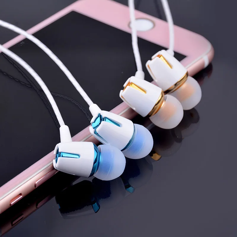 FFFAS 12 m Lange Gold-überzogene Kopfhörer Mikrofon Volume Control Musik Headset für Apple IPhone H