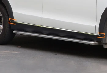 

Stainless Steel 6PCS Side Door Body Molding Cover Trim New For Audi Q5 2009-15
