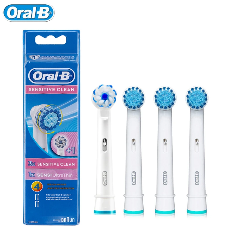 Minachting Citaat redden Oral B Sensitive Replaceable Electric Tooth Brush Heads Oral Hygiene Sensi  Ultra Thin Oralb Replacement Brush Heads 4pcs/pack|Replacement Toothbrush  Heads| - AliExpress