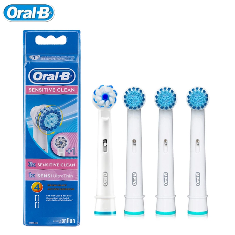 Oral B чувствительный сменные насадки для электрической зубной щетки гигиена