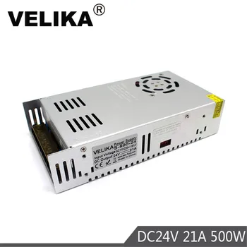 

DC24V 21A 500w Power Supply Led Driver Transformer AC110V 220V to DC24V SMPS for Led strip lamp Light CNC CCTV Stepper 3D Print