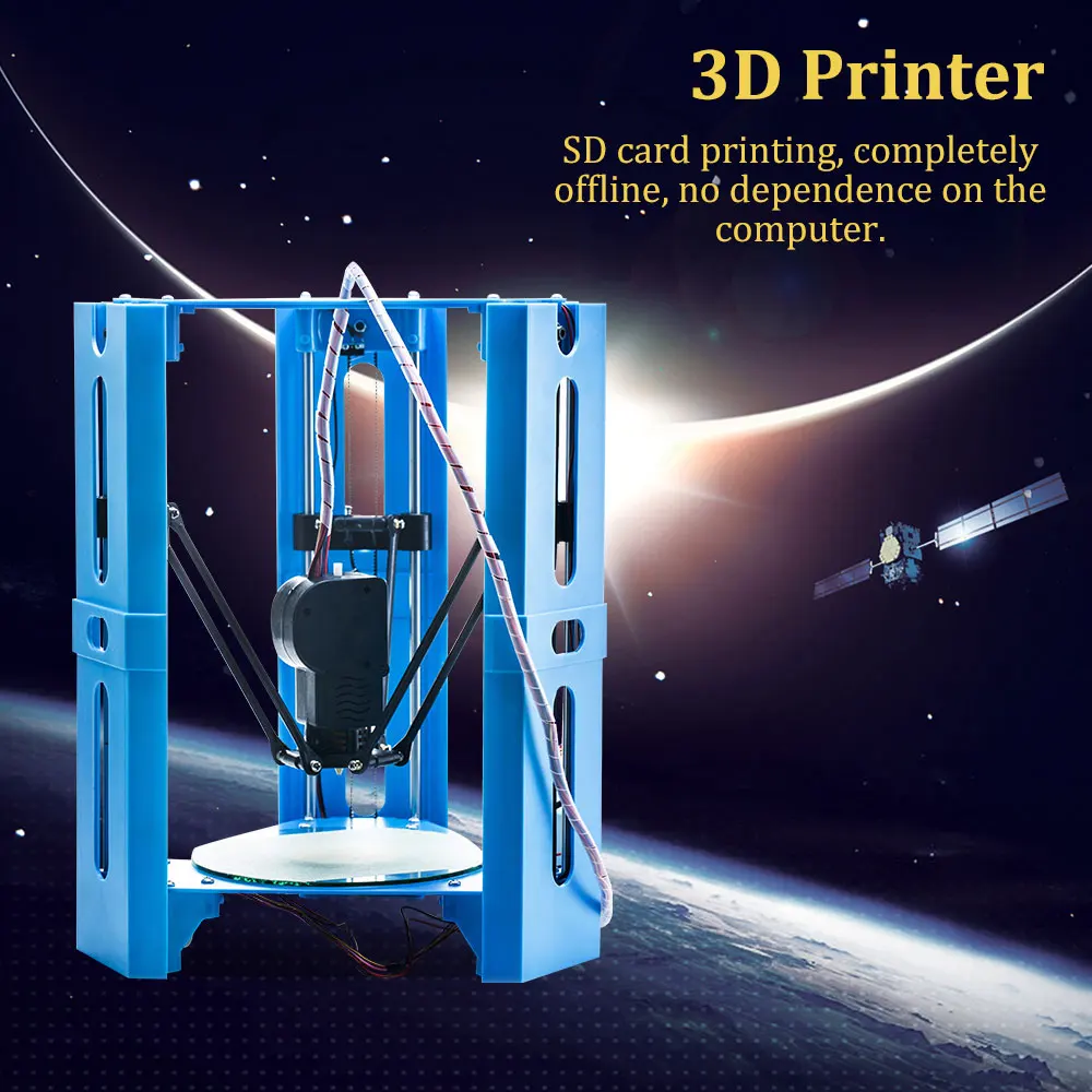 Мини-Высокоточный домашний DIY настольный FDM 3d принтер полная машина с низким потреблением энергии легко использовать